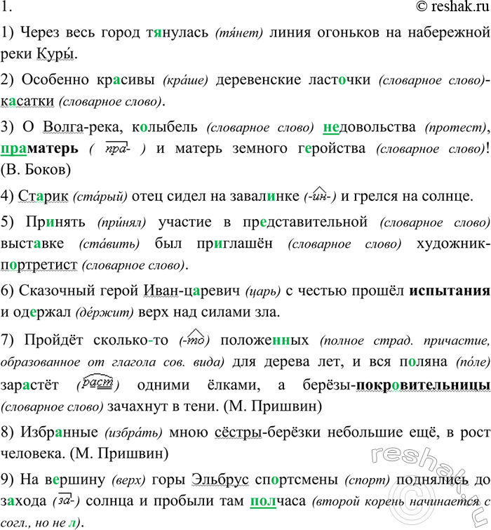Изображение 102 1. Спишите, обозначая приложения и ставя, где нужно, дефис. Вставьте пропущенные буквы, раскройте скобки.1) Через весь город т..нулась линия огоньков на набережной...
